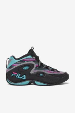 Black / Pink Men's Fila Grant Hill 3 Sneakers | Fila517WI