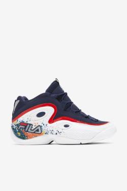 Navy / Multicolor / White Men's Fila Grant Hill 3 Diy Sneakers | Fila945ZT