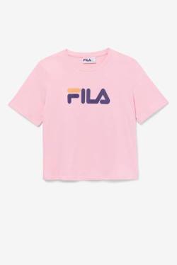 Pink / Purple / Orange Women's Fila Miss Eagle Tee T Shirts | Fila761KZ