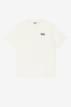 White Men's Fila Skylar Tee T Shirts | Fila702WZ