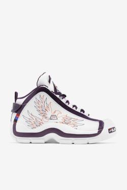 White / Purple / Orange Men's Fila Grant Hill 2 History Sneakers | Fila604UA